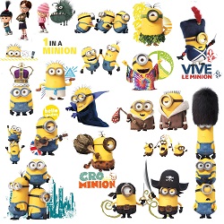 Despicable Me Minions Characters Wall Decals Gallery