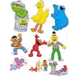 Sesame Street Characters Wall Decals Gallery