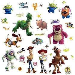 Walt Disney Pixar Toy Story Characters Wall Decals Gallery